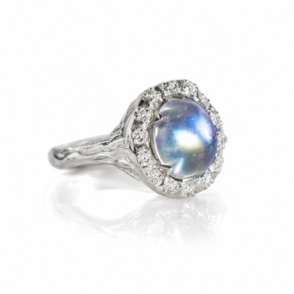 Кольцо Moonstone & Brilliant obsession — Cabochon