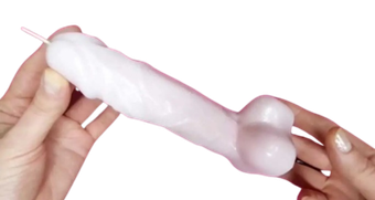 Свеча в виде члена "ОН" 18 см