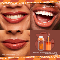 NYX Professional Makeup Duck Plump - Блеск для губ с эффектом увеличения оттенок 05 Brown Applause, 7 ml