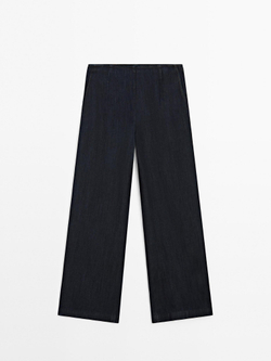 Massimo Dutti Джинсы-бананы, темно-серый