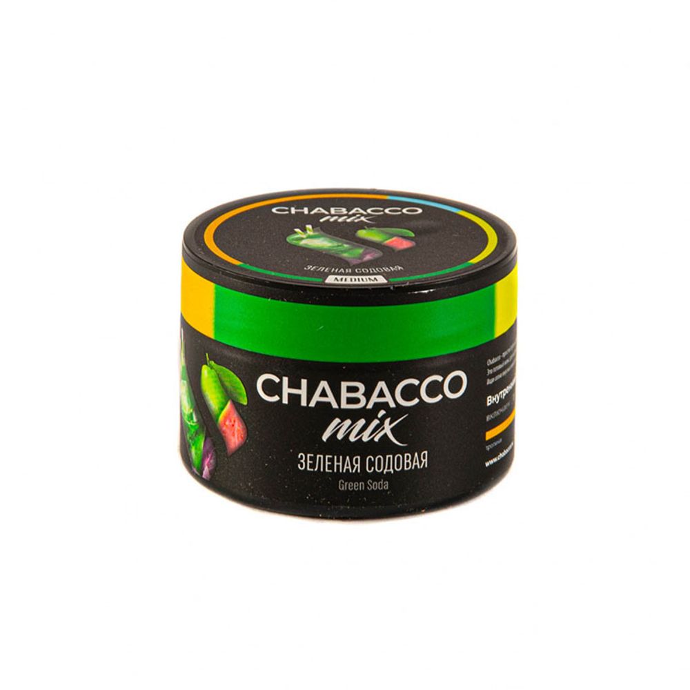 Chabacco Mix Medium - Green soda (Зеленая содовая) 50 гр.