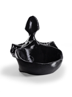 Подставка-череп для очков и мелочей в прихожую, черный, 3D печать