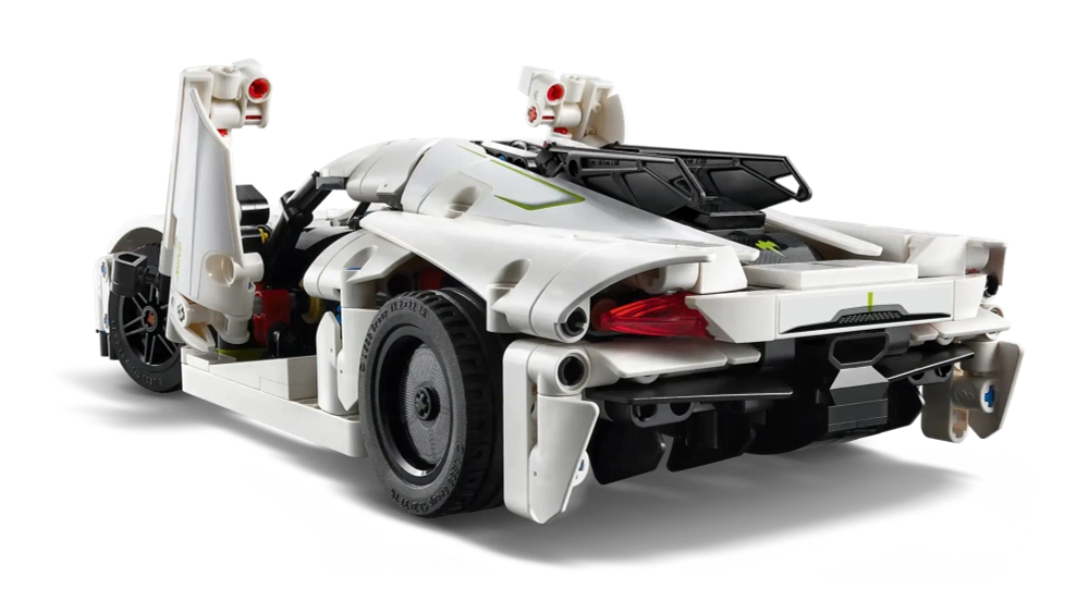 Конструктор LEGO Technic 42184 Гиперкар Koenigsegg Jesko Absolut Белый