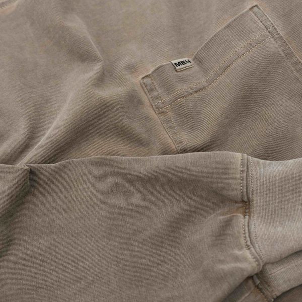 Лонгслив SS24 Garment Dyed Cocoa коричневый - фото 3