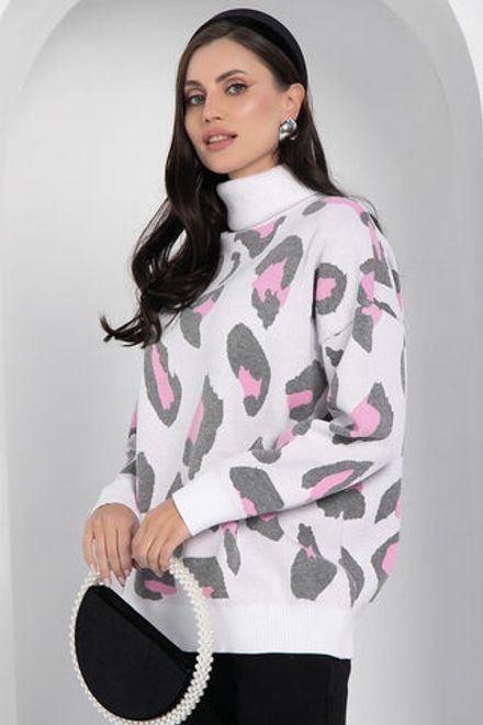 Джемпер Лоренсия (бело-розовый) Б12701-18 LT Collection