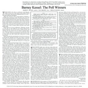 Barney Kessel With Shelly Manne And Ray Brown / The Poll Winners (LP)