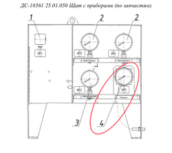 ДС-185/421223917 Тягонапоромер мембранный показывающий
