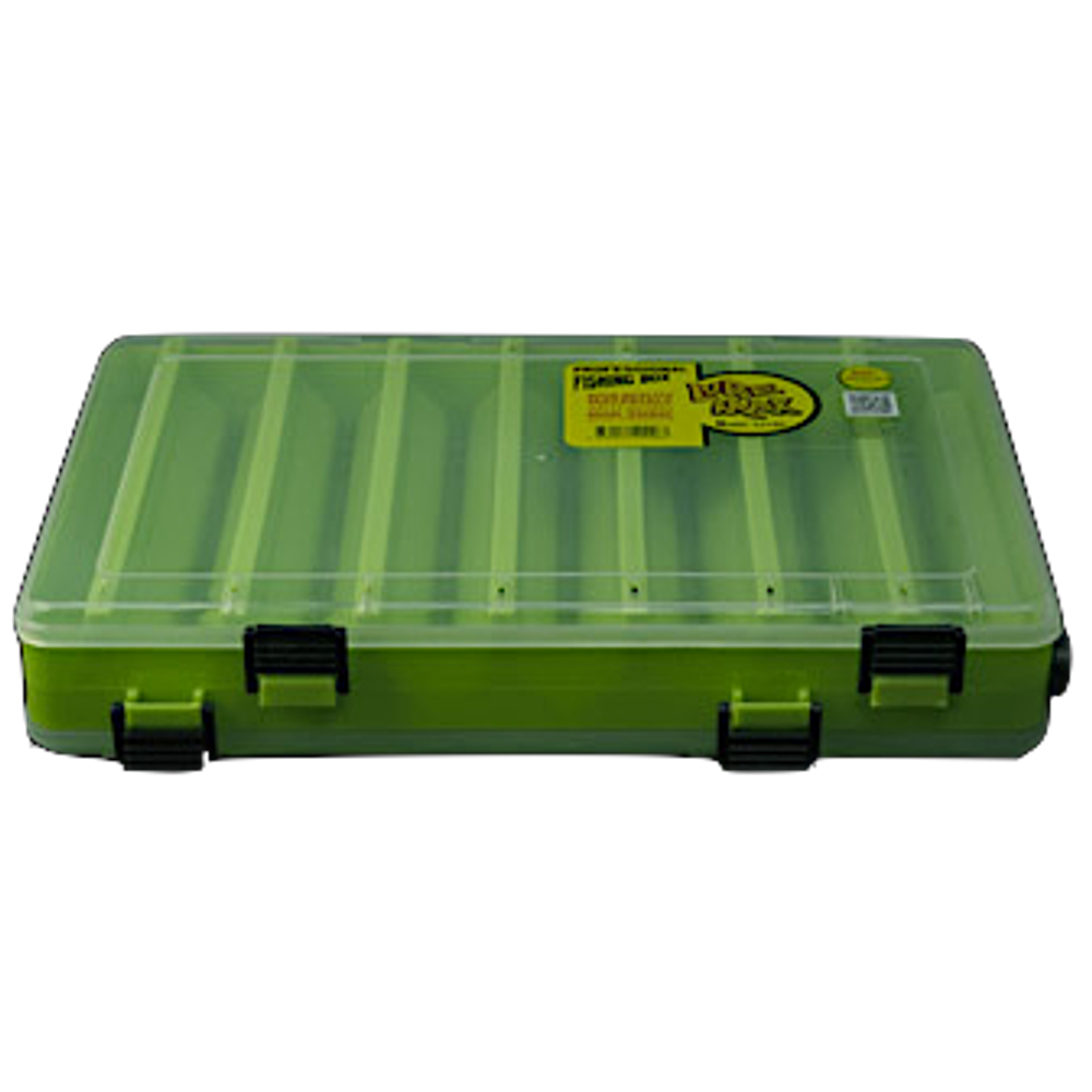 Коробка LureMax 5319G 275x185x50мм 14мест Двухсторонняя