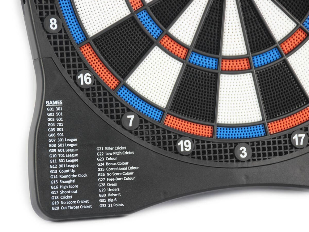 Мишень дартс Stinger уровень любительский электронная D34см 32 игры (SG-9477FV)