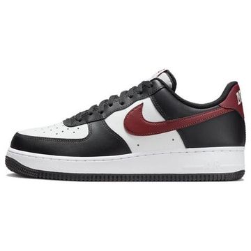 Nike Air FORCE 1 Детские Скейтбординги Низкие кроссовки Черно-белая панда Юнисекс
