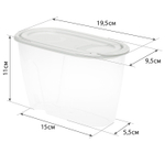 Емкость для сыпучих продуктов 0,9л. М1220