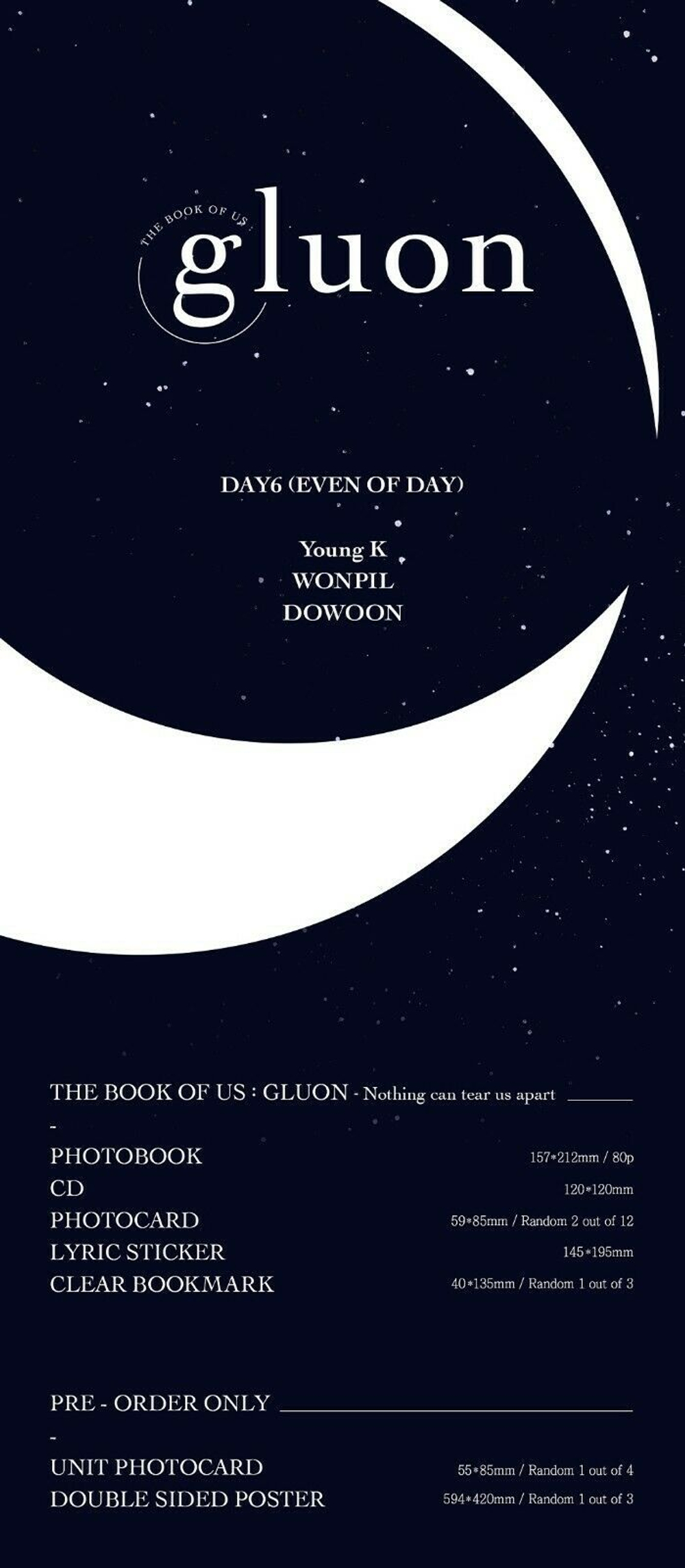 DAY6 EVEN OF DAY - The Book of Us : Gluon