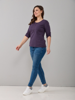 Лонгслив ЛНк-005/баклажан