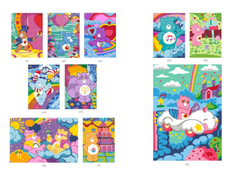 Раскраска по номерам Coloriages mystères - Bisounours, 112 стр