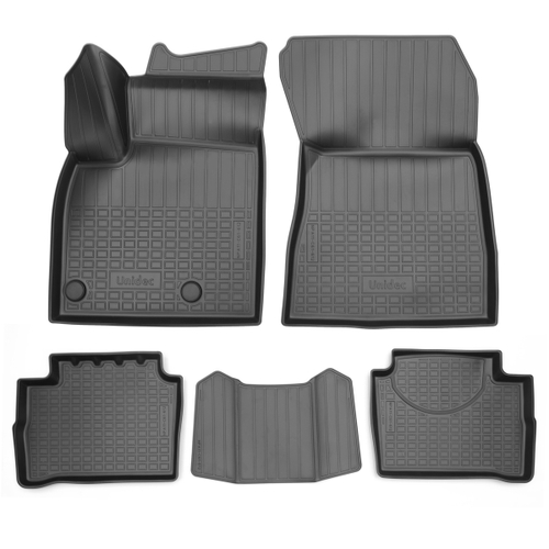 Ковры в салон Norplast/Unidec для Nissan Qashqai III в кузове J12 (2021-) Полиуретан, Черный, бензин\гибрид, арт.NPA11-C61-612