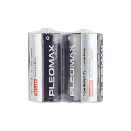 Батарейки Pleomax R14-2S SUPER HEAVY DUTY Zinc