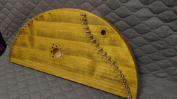 Гусли шлемовидные 20 струн салатовые