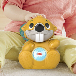 игрушка Mattel Fisher Price Линкималс Веселый Бобер, музыкальный, GXD83, GXD82