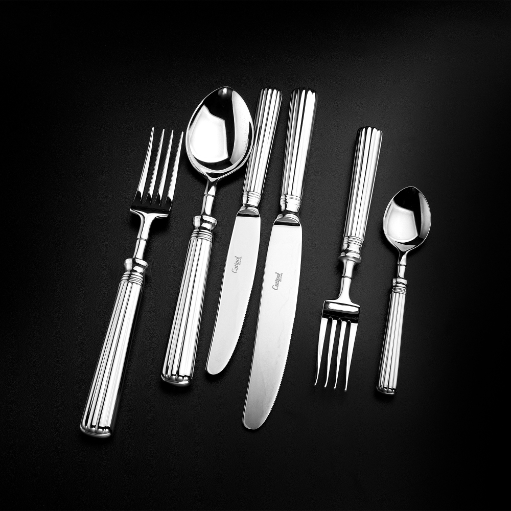 Набор столовых приборов на 12 персон 72 предмета Cutipol Line Bright