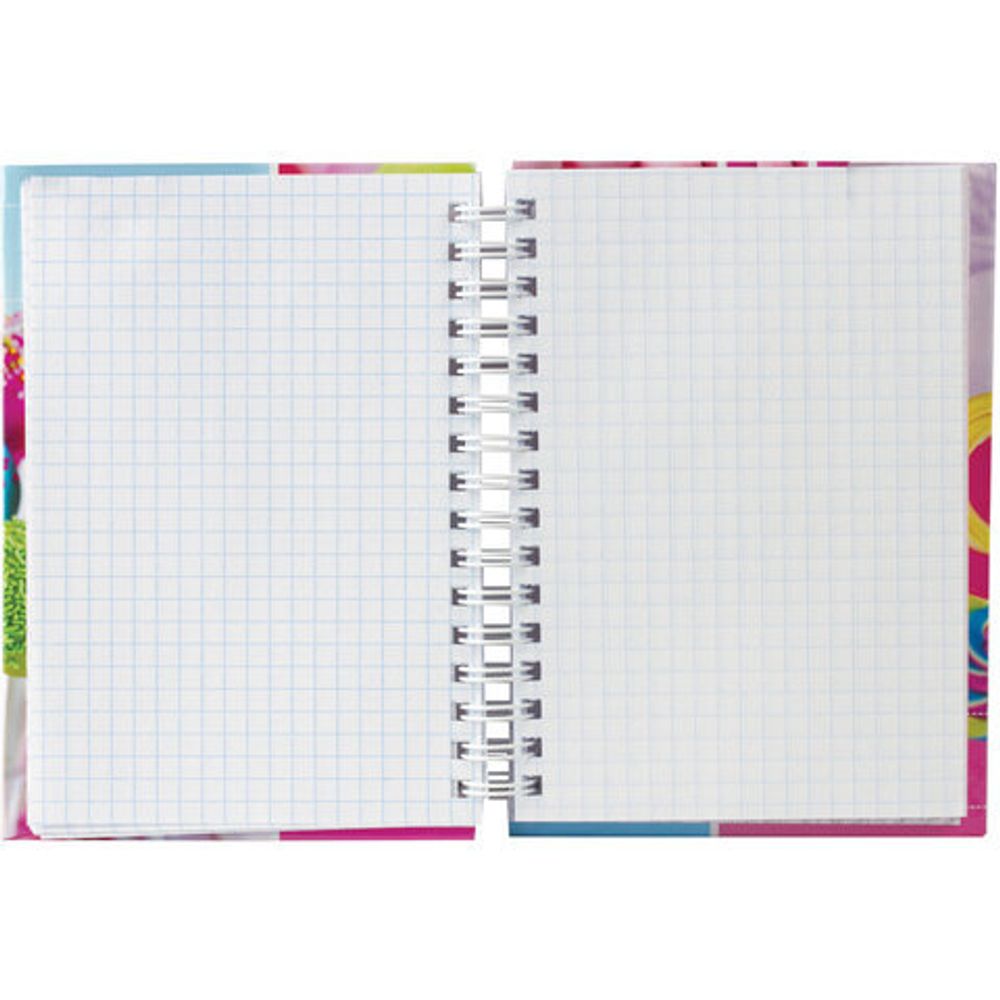 Блокнот МАЛЫЙ ФОРМАТ (150х115 мм) А6, 80 л., гребень, клетка, "Принцессы", HATBER, 80ЗКтд6В1гр_22469