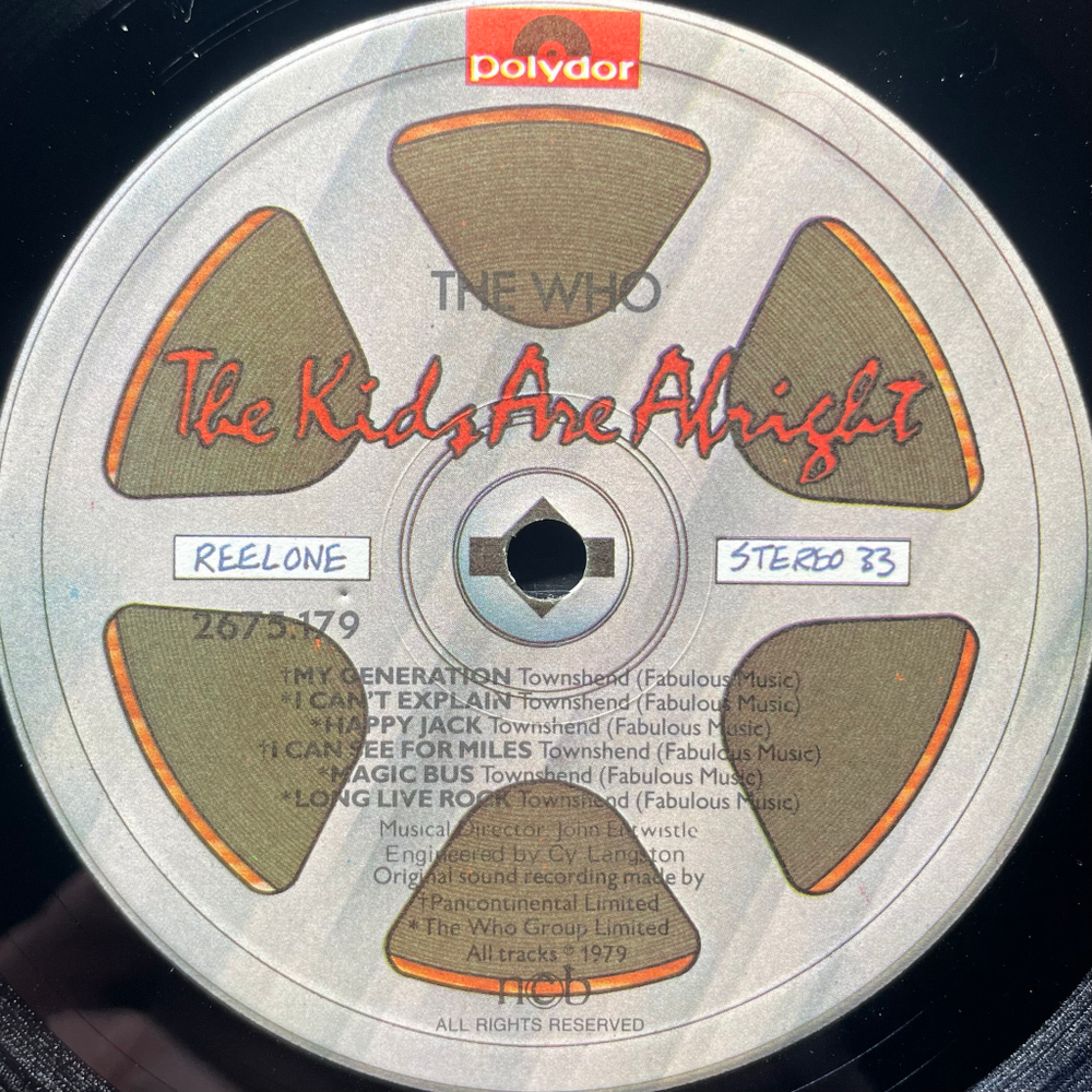 The Who ‎– The Kids Are Alright 2LP (Скандинавия)