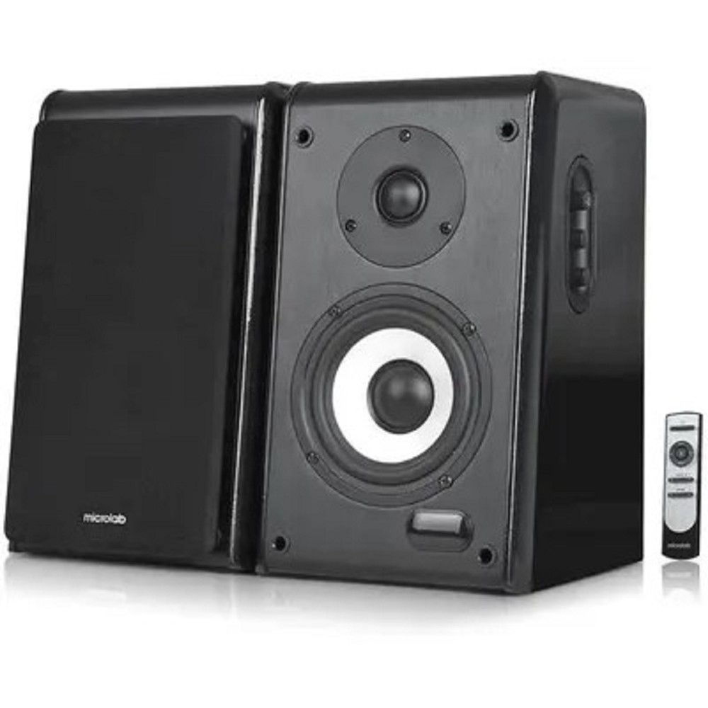 Колонки MICROLAB SOLO 11 черный ((20 Вт + 30 Вт) x2, Гармонические искажения: &lt; 0,5% (1 Вт 1 кГц), Частотная характеристика: 20 Гц - 20 кГц, Отношение сигнал / шум: &gt; 80 дБ, Разделение: &gt;45 дБ)