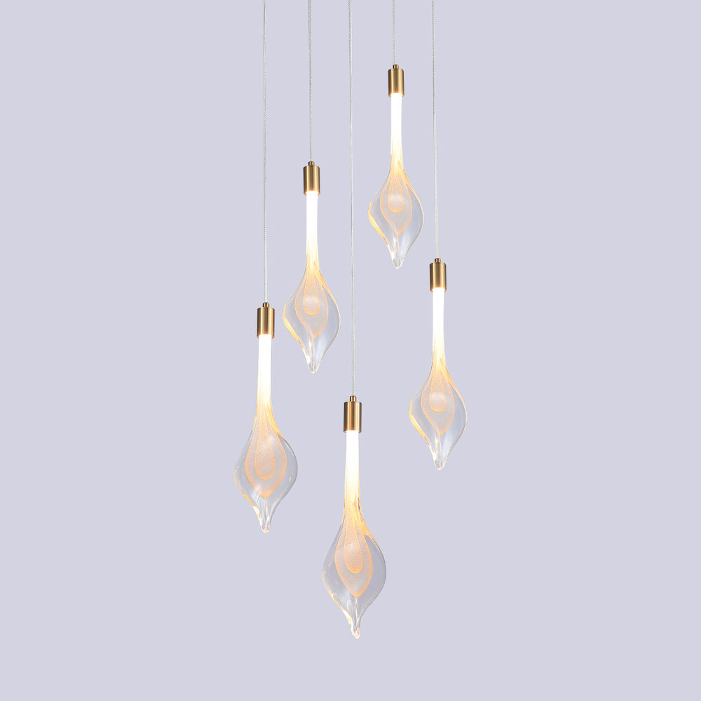 Подвесной светильник P98066-5 antique brass