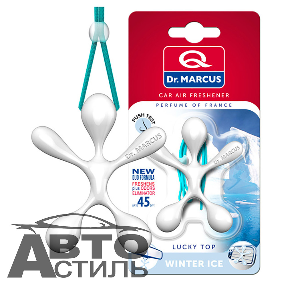 Ароматизатор-игрушка Dr Marcus Lucky Top - Winter Ice\Зимняя Свежесть
