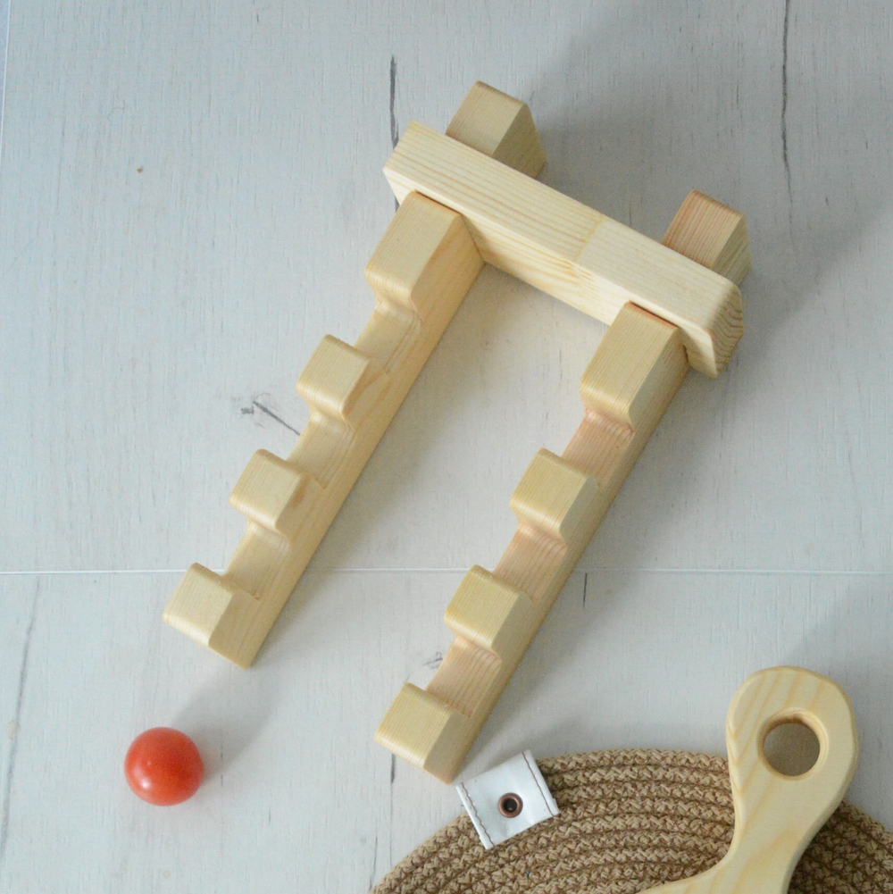 Набор деревянных разделочных досок, 3шт с подставкой