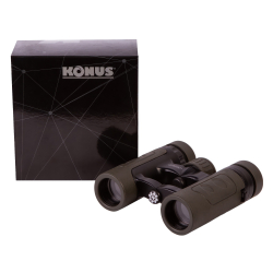 Бинокль Konus Patrol 10x26 — упаковка и бинокль
