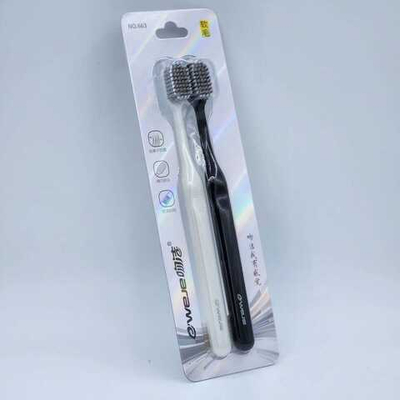 Зубная щетка 663 (1+1) EWEJE ИОНЫ СЕРЕБРА *24*288