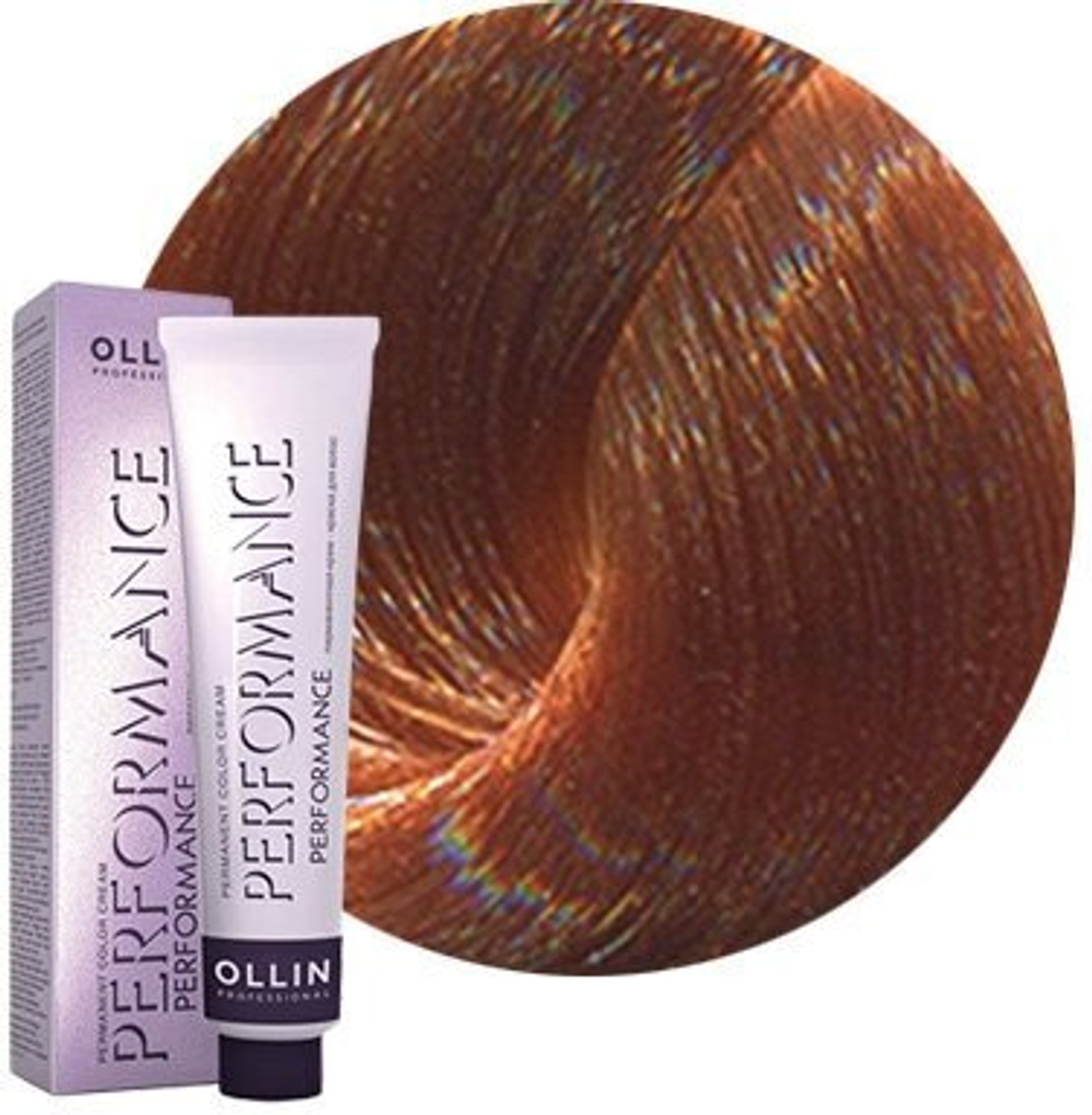 OLLIN PERFORMANCE 10/43 светлый блондин медно-золотистый 60мл Перманентная крем-краска для волос