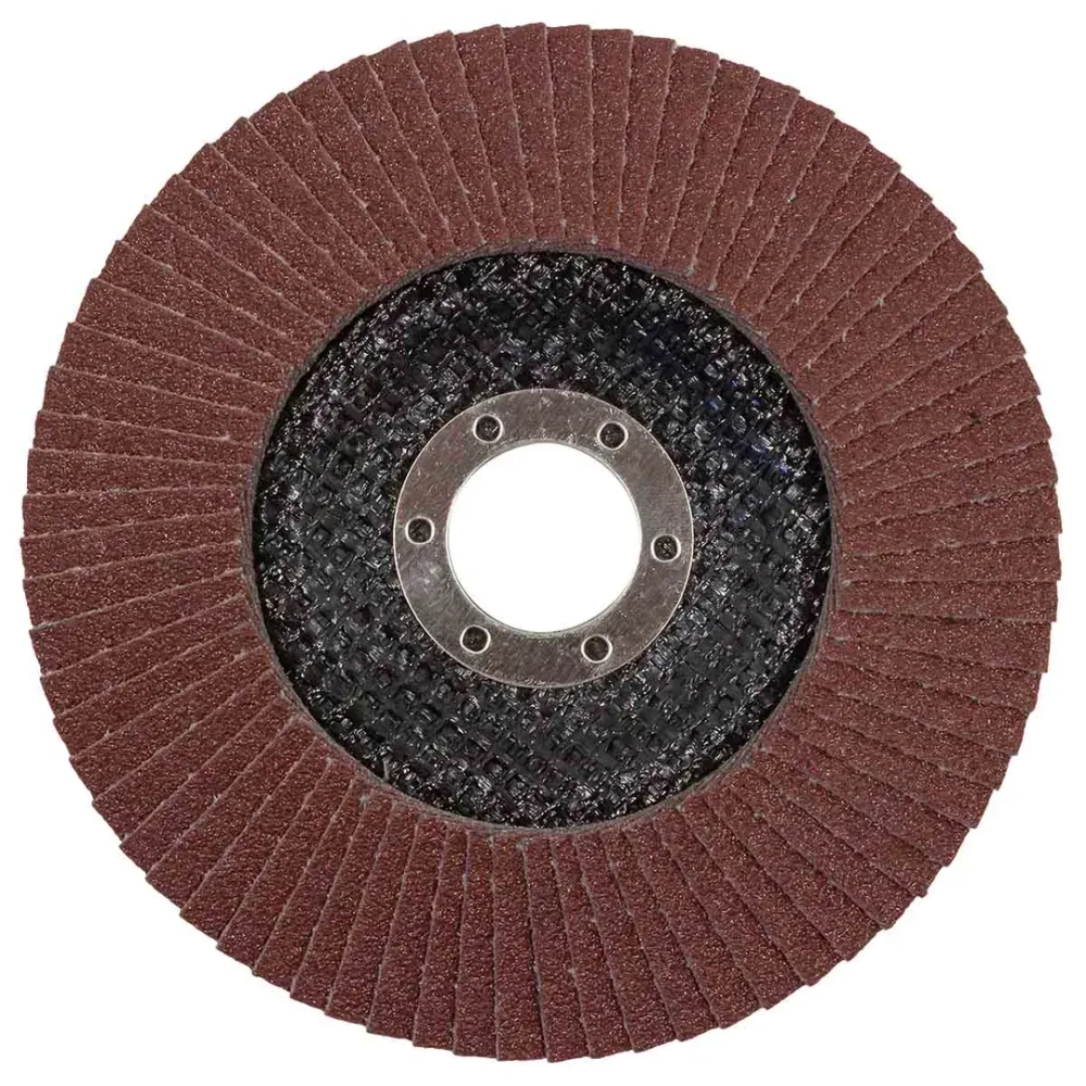 Круг лепестковый торцевой 115х22мм P100 RockForce##Rock FORCE RF-FD4100M