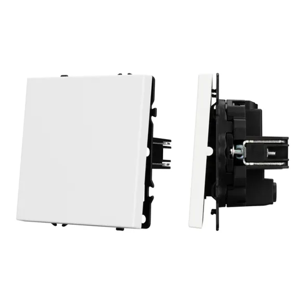 Механизм выключателя одноклавишный перекрёстный SWT-NOBE-MKX1-SFPL-WH (230V, 10A) (Arlight, -) 054234