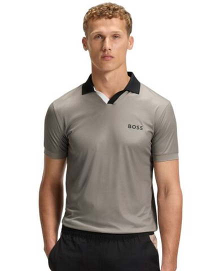 Теннисное поло BOSS Palle TOC - light/pastel green