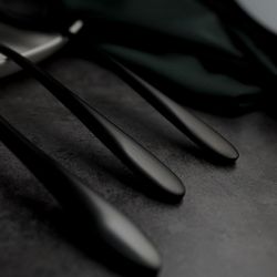 Вилка столовая 21,5 см матовый черный PVD Alessi-Black P.L. [12]