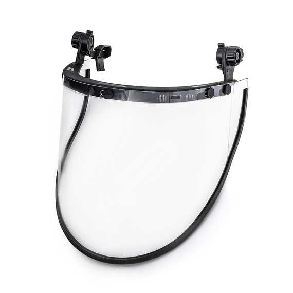 Щиток защитный лицевой РОСОМЗ КБТ ВИЗИОН ENERGO с креплением на каску для защиты от термических рисков электрической дуги, арт. 04290