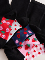 Носки хлопковые для девочки Next E89-770, 5 шт., Черный