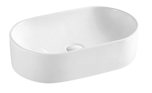 Раковина накладная PC-048 (52*33*13) белая