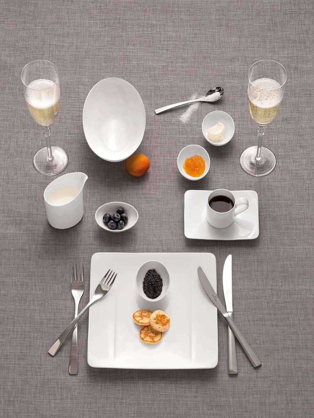 Villeroy & Boch Чашка с блюдцем Modern Grace 80 мл для эспрессо 1045101420+1045101430