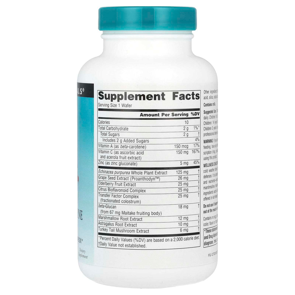 Source Naturals, Wellness Children's Immune Chewable ™, вкусные ягоды, 60 вафель