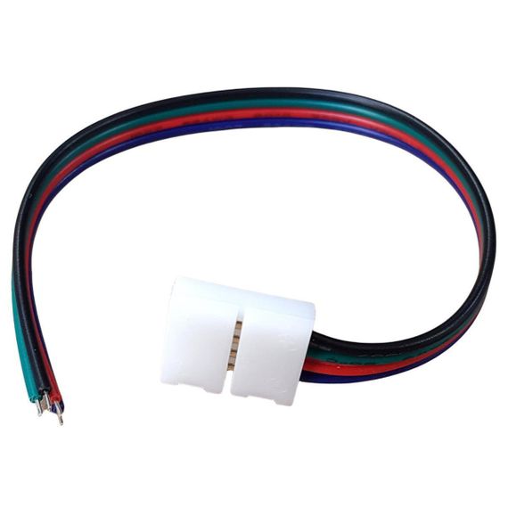 Коннектор односторонний для RGB светодиодной ленты truEnergy Connector 12V/24V, 3A 23004