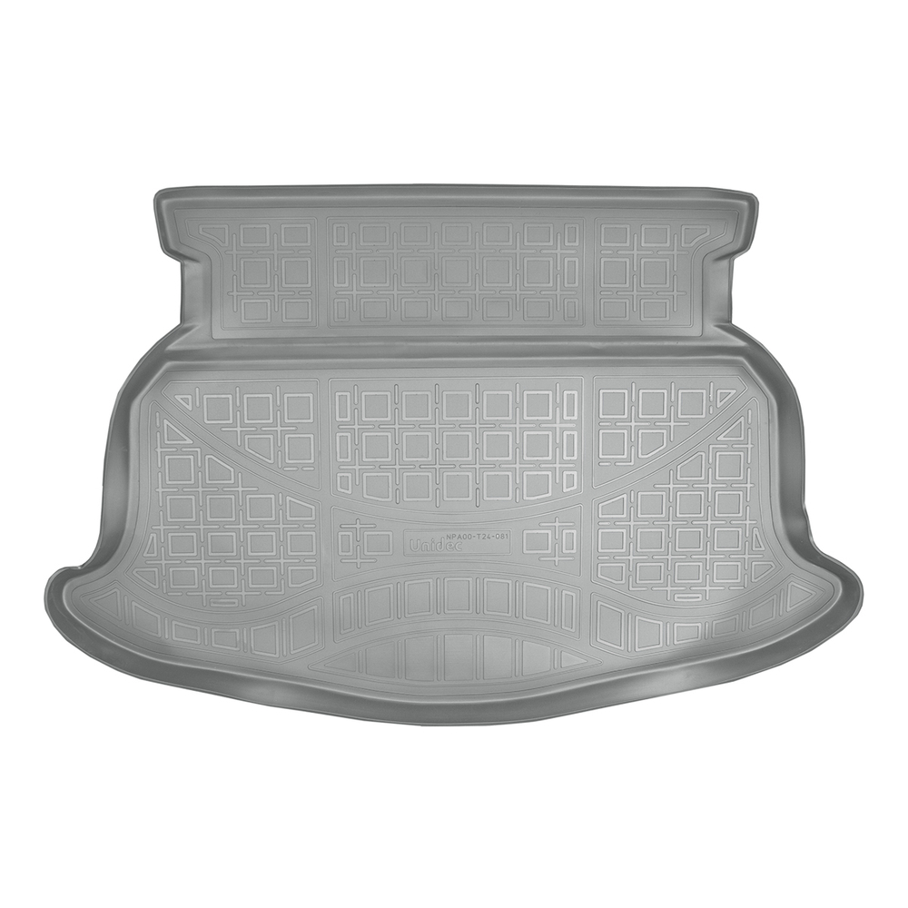 Коврик в багажник Norplast/Unidec для Geely Emgrand в кузове HB (2009-2018) Серый, полиуретан, арт.NPA00-T24-081-G