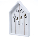 Ключница Домик, 20х31х3 см, 4 крюч, Y4-3862