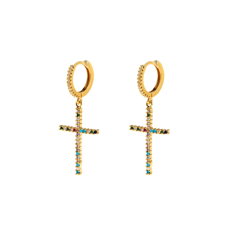 Серьги Мульти Крест