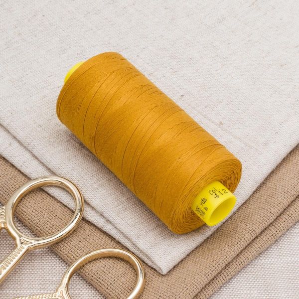 Нитка Gutermann Mara 70 (700 метров), 1 кат., для плотных тканей | 412 охра