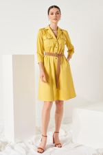 51485 Платье женское (охра)