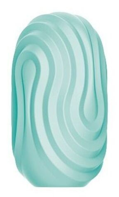 Бирюзовый мастурбатор-яйцо Twist Angel (Цвет: бирюзовый)