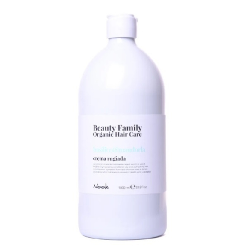 Крем-кондиционер для сухих и тусклых волос Nook Beauty Family Crema Rugiada Basilico&Mandorla 1000мл