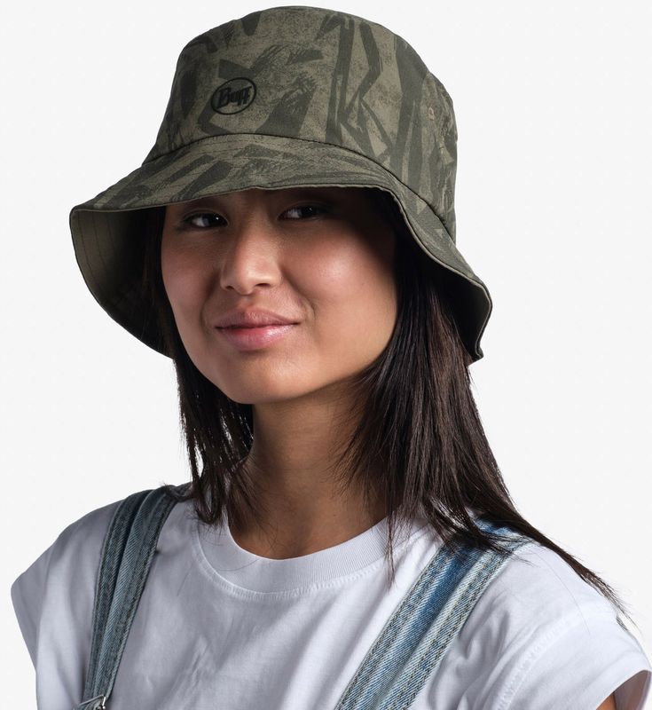 Панама ультралегкая Buff Trek Bucket Hat Açai Khaki Фото 4